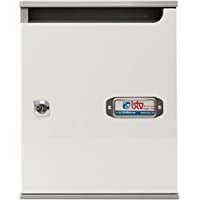 Los mejores  - Btv BUZON EXTERIOR BTV VERTICAL GALA ACERO-MDF BLANCO BRILLO 300X240X80MM 36080